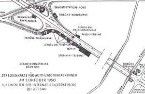 Race Course Dessau 1950